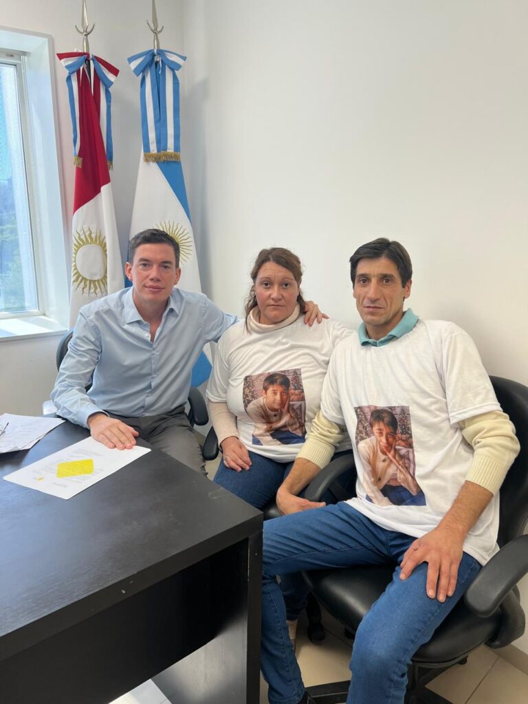 Maximiliano Camusso acompañó a la familia Sperani en su lucha por la adhesión de Córdoba a la Ley de Víctimas
