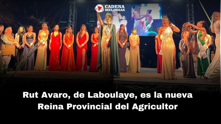 Rut Avaro, de Laboulaye, es la nueva Reina Provincial del Agricultor