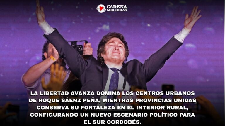 🗳️ El Roque Sáenz Peña se pintó de violeta