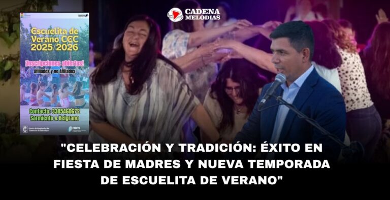 Éxito total en el festejo del Día de la Madre del Centro de Empleo de Comercio: más de 120 participantes y anuncian apertura de inscripciones para la Escuelita de Verano