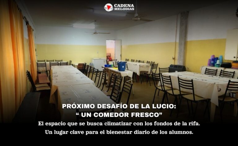 Solidaridad en acción: Donación y rifa para climatizar el comedor de la Escuela Lucio V. Mansilla