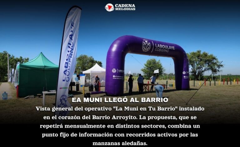 «La Muni en Tu Barrio»: El innovador programa de Laboulaye que lleva al Municipio casa por casa