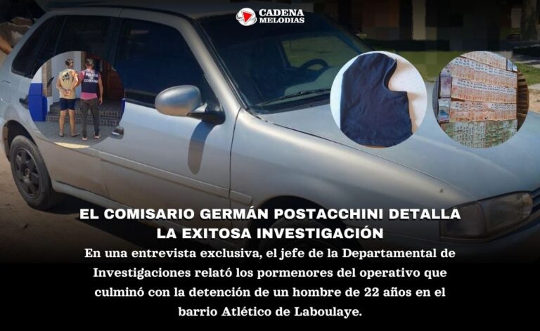 Detención en Laboulaye: claves de una investigación de cinco meses que culminó con un allanamiento exitoso