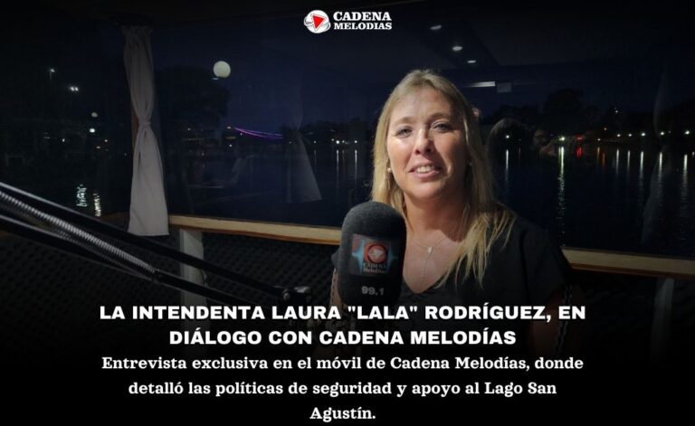 Intendenta Lala Rodríguez: «El operativo de seguridad en el Lago San Agustín es fruto del trabajo conjunto»