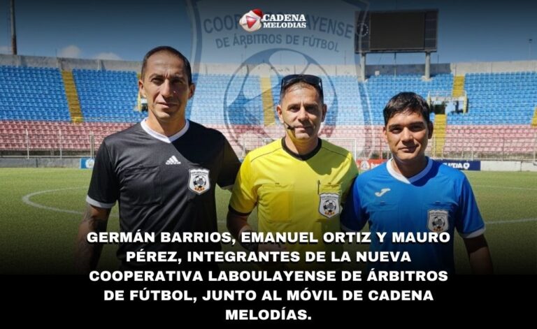 Nace la Cooperativa Laboulayense de Árbitros de Fútbol: Apuestan a la Inclusión, la Capacitación y Más Oportunidades de Trabajo