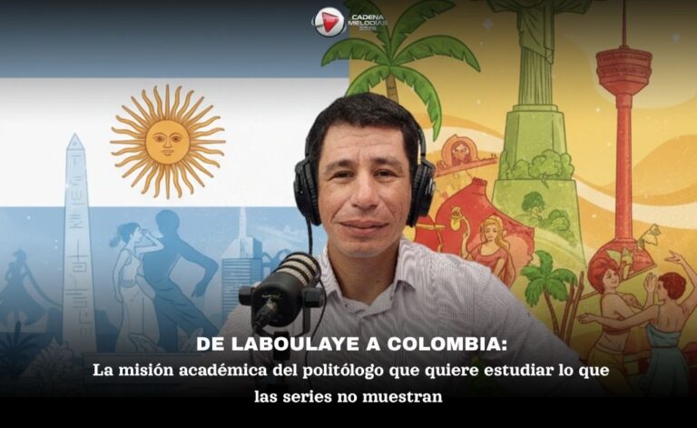 Luis Gatti, el politólogo de Cadena Melodías, parte a un intercambio académico en Colombia