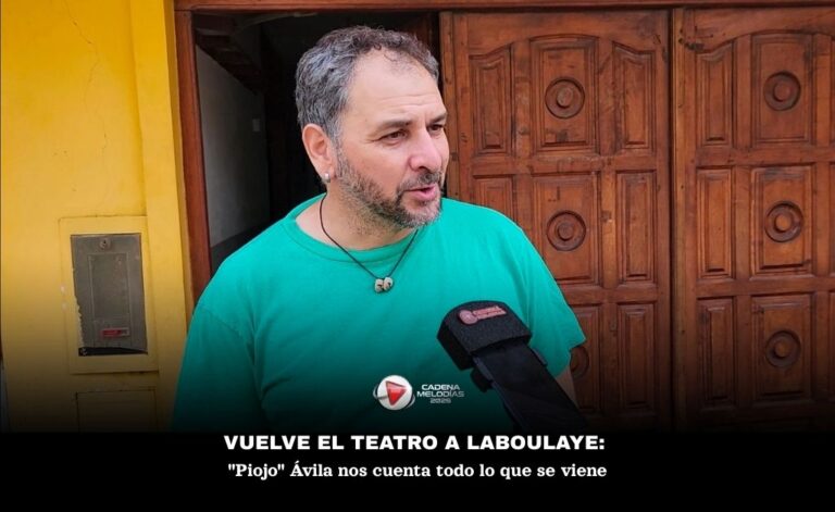 Sebastián «Piojo» Ávila vuelve a escena en Laboulaye: reposiciones y un ambicioso proyecto para 2026