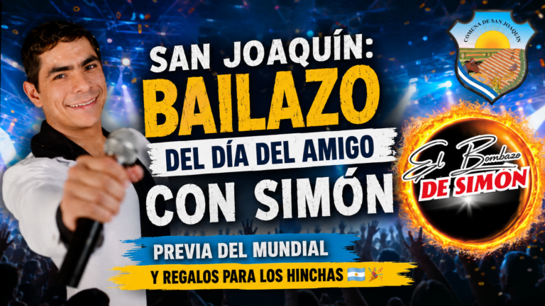 San Joaquín se viste de fiesta para recibir el Día del Amigo con un gran bailazo y la previa del Mundial