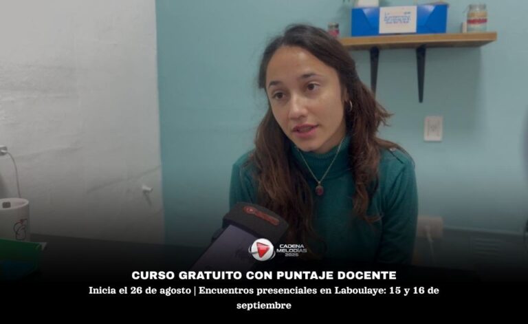 Laboulaye ofrece curso gratuito con puntaje docente en herramientas lúdico-creativas