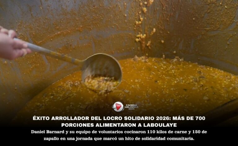 Éxito Rotundo del Locro Solidario 2026: Más de 700 Porciones se Entregaron en Laboulaye