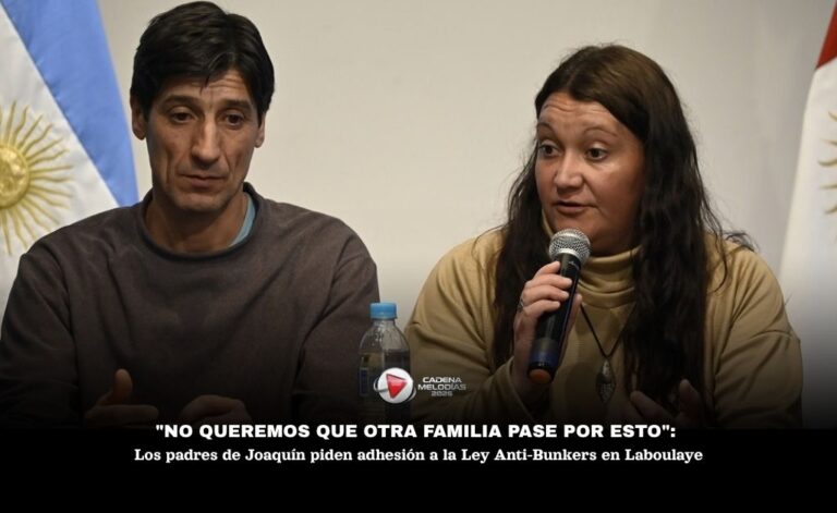 Ley Anti-Bunkers en Laboulaye: El doloroso testimonio de los padres de Joaquín y el pedido de adhesión urgente