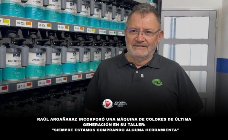 El Taller Automotor de Raúl Argañaraz incorporó una máquina de preparación de colores de última generación