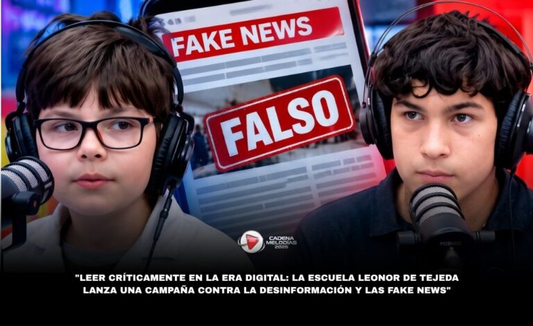 Leer críticamente en la era digital: la escuela Leonor de Tejeda lanza una campaña contra la desinformación