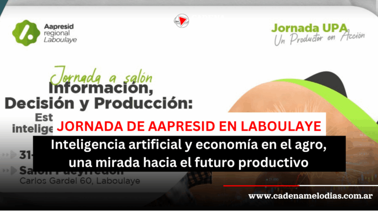 AAPRESID Regional Laboulaye invita a una jornada clave sobre inteligencia artificial y economía en el agro