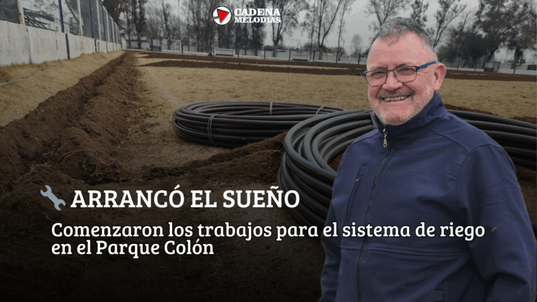 Sportivo Norte pone en marcha un ambicioso sistema de riego en el Parque Colón
