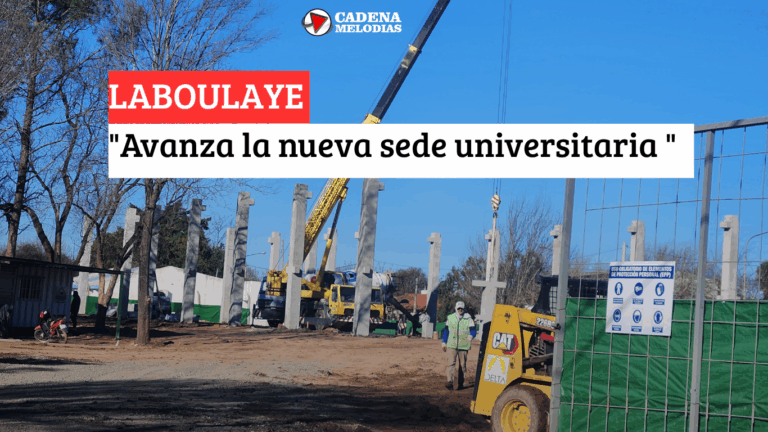 📢 Avanza la construcción de la nueva sede de la Universidad Provincial de Córdoba en Laboulaye