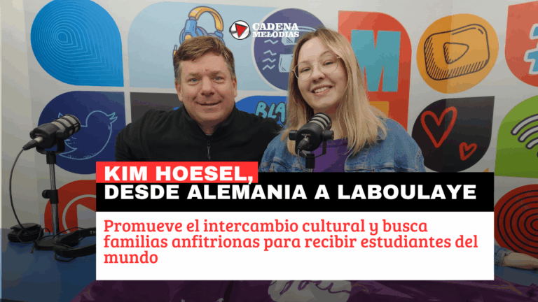  Una alemana en Laboulaye: Kim Hoesel, embajadora del intercambio cultural que busca familias anfitrionas