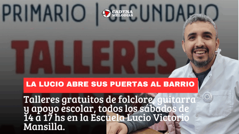 La Lucio renace: talleres gratuitos de folclore, guitarra y apoyo escolar transforman los sábados del barrio