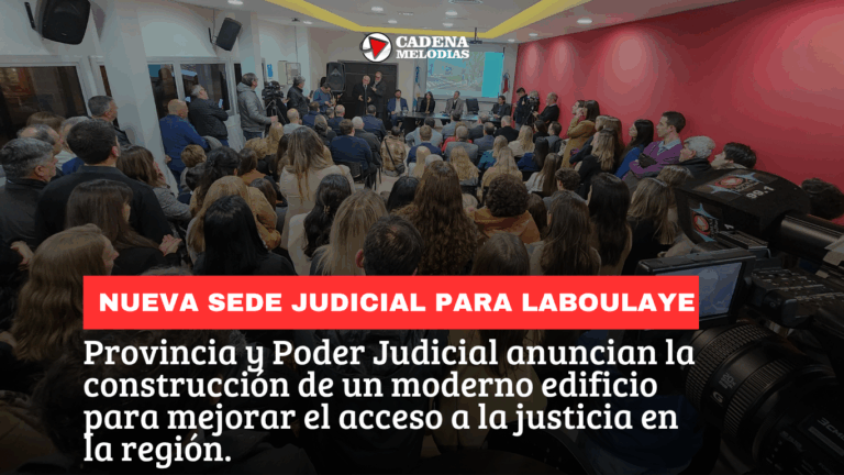Provincia y Poder Judicial anuncian nueva sede judicial en Laboulaye
