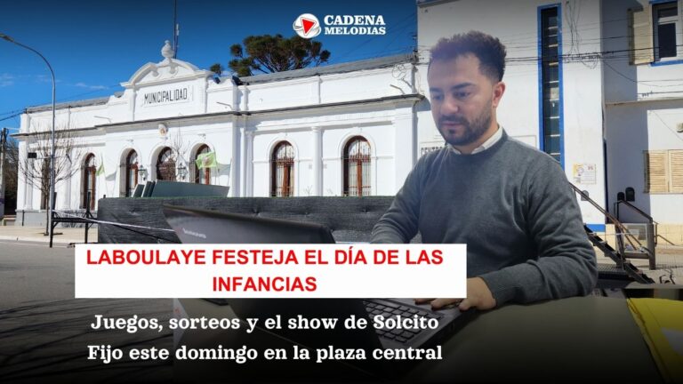 Laboulaye se prepara para celebrar el Día de las Infancias en la plaza central