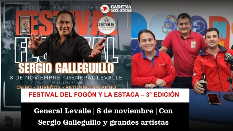 Bomberos de General Levalle presentan la 3° edición del Festival del Fogón y la Estaca
