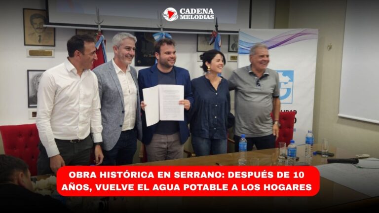 Con una inversión millonaria y un proyecto integral, la localidad de Serrano inicia una obra de red de agua potable que marcará un antes y un después, garantizando salud y desarrollo para las próximas generaciones.