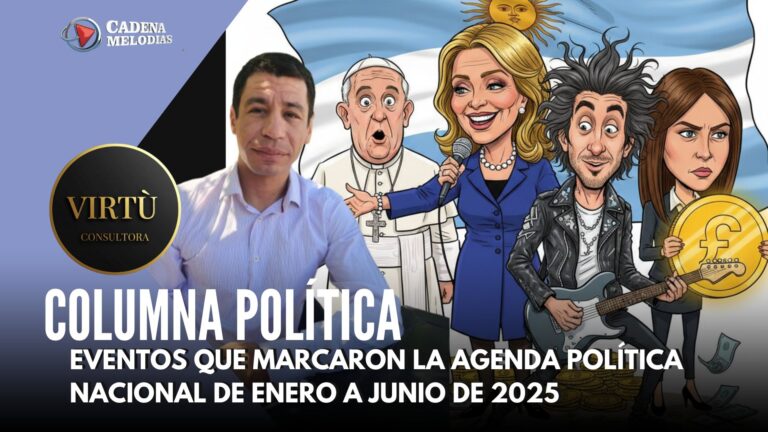 Desde el centro de Laboulaye, Luis Gatti repasó los hitos políticos de la primera mitad del 2025