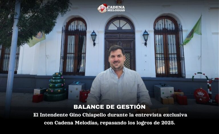 Intendente Chiapello hizo balance 2025: obras cumplidas, centro revitalizado y anuncia Carnavales y Plan de Vivienda para 2026