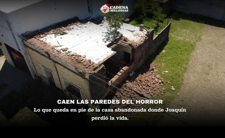 Laboulaye derriba el símbolo del horror: Cadena Melodías presencia la demolición de la «casa del terror»