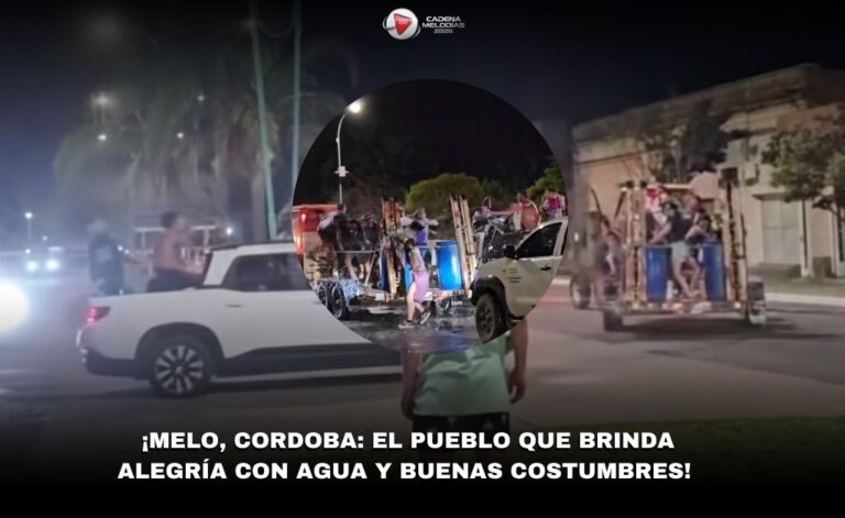 Melo, Córdoba: El Pueblo que Festeja con Agua y Alegría, Un Faro de Vida Sana y Tradición en el Interior Argentino