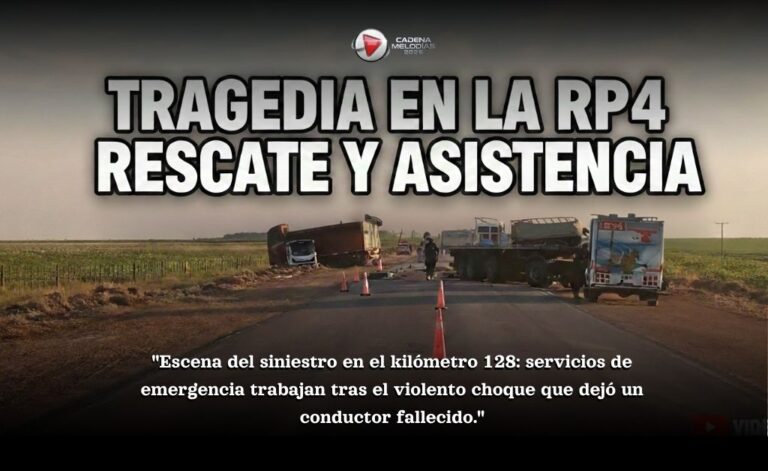 Dos camiones chocaron de frente en una ruta de Córdoba: uno de los conductores murió