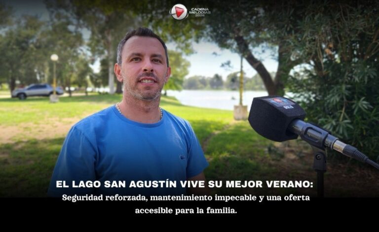 El Lago San Agustín de General Levalle vive una temporada récord con un fuerte operativo de seguridad y mejoras en sus instalaciones