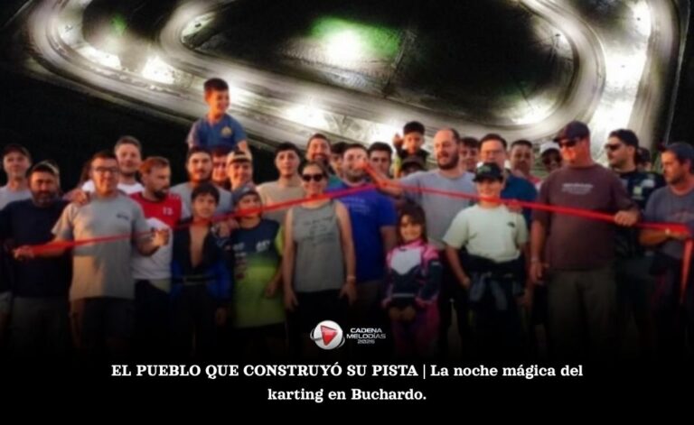 Buchardo Enciende las Luces de su Nuevo Kartódromo: Éxito en la Inauguración Nocturna