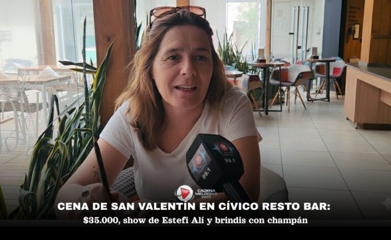 San Valentín en Cívico Resto Bar: cena, show y brindis bajo las estrellas