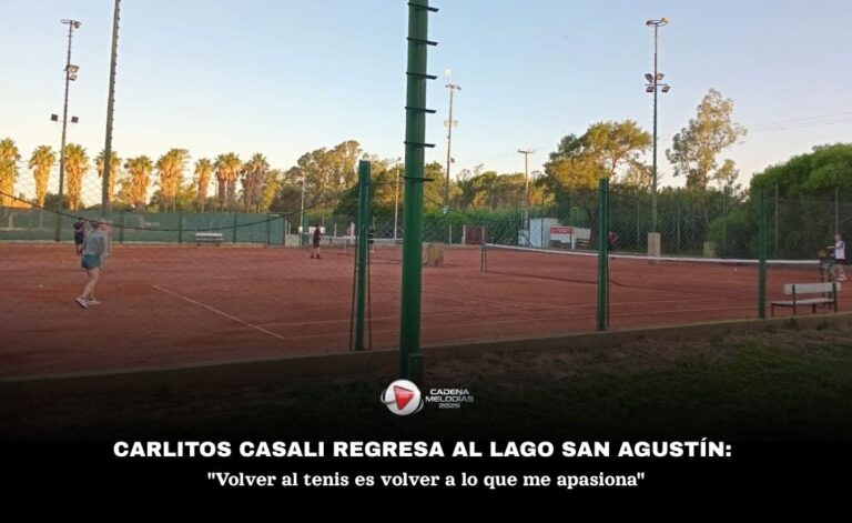Después de cuatro años, Carlitos Casali regresa a las canchas del Lago San Agustín