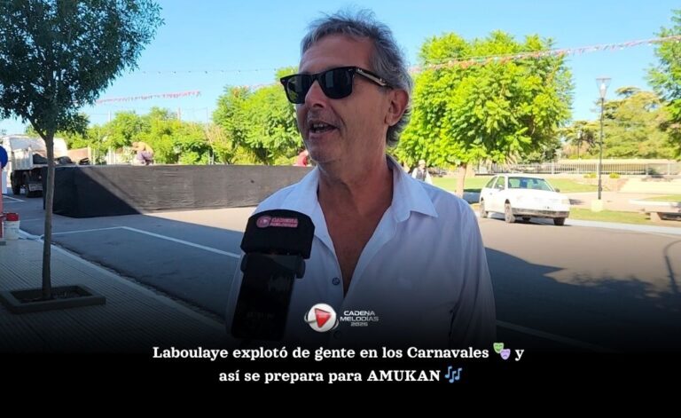 Laboulaye: Éxito rotundo en los Carnavales y gran expectativa para el cierre de la Peatonal con Amukan