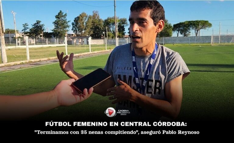 Fútbol femenino en Central Córdoba: «Terminamos con 35 nenas compitiendo», aseguró Pablo Reynoso