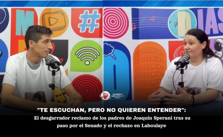 «Te escuchan, pero no quieren entender»: El reclamo de los padres de Joaquín Sperani en la lucha por la baja de imputabilidad