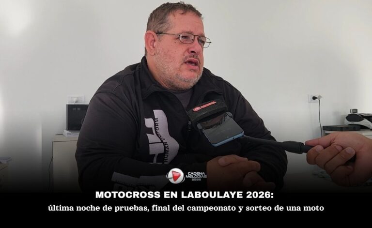 Motocross en Laboulaye 2026: última noche de pruebas, final del campeonato y sorteo de una moto