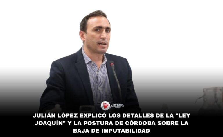 Julián López en Cadena Melodías: «La Ley Joaquín garantizará que las víctimas sean escuchadas en la Justicia»