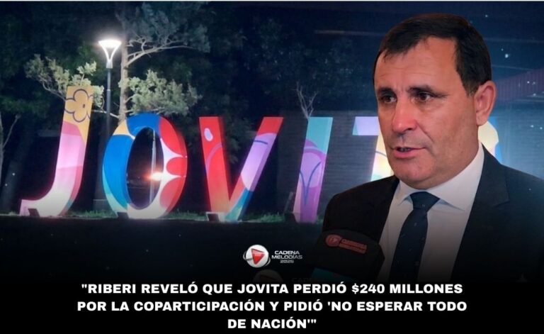 Riberi en la apertura de sesiones: «El crecimiento de Jovita depende de nosotros»