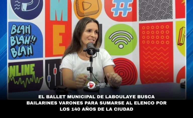 🔥 ¡URGENTE! EL BALLET MUNICIPAL DE LABOULAYE BUSCA BAILARINES VARONES PARA SU ELENCO