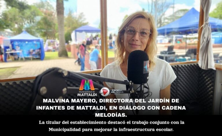 📢 Malvina Mayero: “La cooperadora es el puntapié inicial para seguir mejorando el Jardín de Infantes”