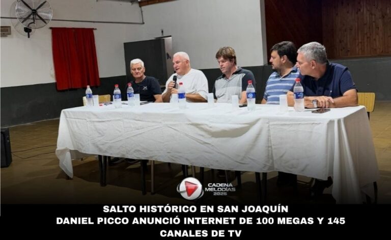 San Joaquín: Llega la fibra óptica y la televisión digital a todos los hogares