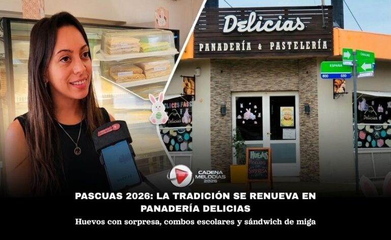 Panadería Delicias renueva su propuesta para Pascuas con huevos sorpresa, combos escolares y sándwiches de miga