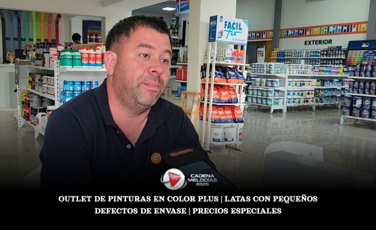 Color Plus lanza un outlet de pinturas con descuentos de hasta el 35% en General Deheza e Independencia