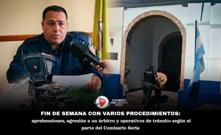 Parte Policial: Aprehensiones en domicilio, agresión a árbitro en Central Córdoba y operativos de tránsito