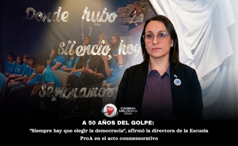 La Escuela ProA encabezó el acto por Memoria, Verdad y Justicia a 50 años del último golpe