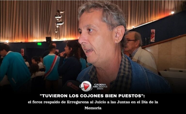 Martín Erregarena en el Día de la Memoria: “La única manera de vivir es en democracia”