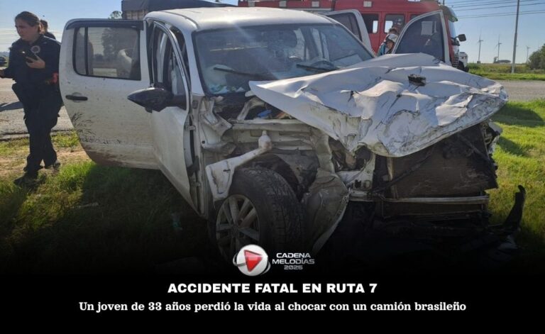 Tragedia en General Levalle: fallece Walter Benítez tras violento choque en la Ruta 7 y 10